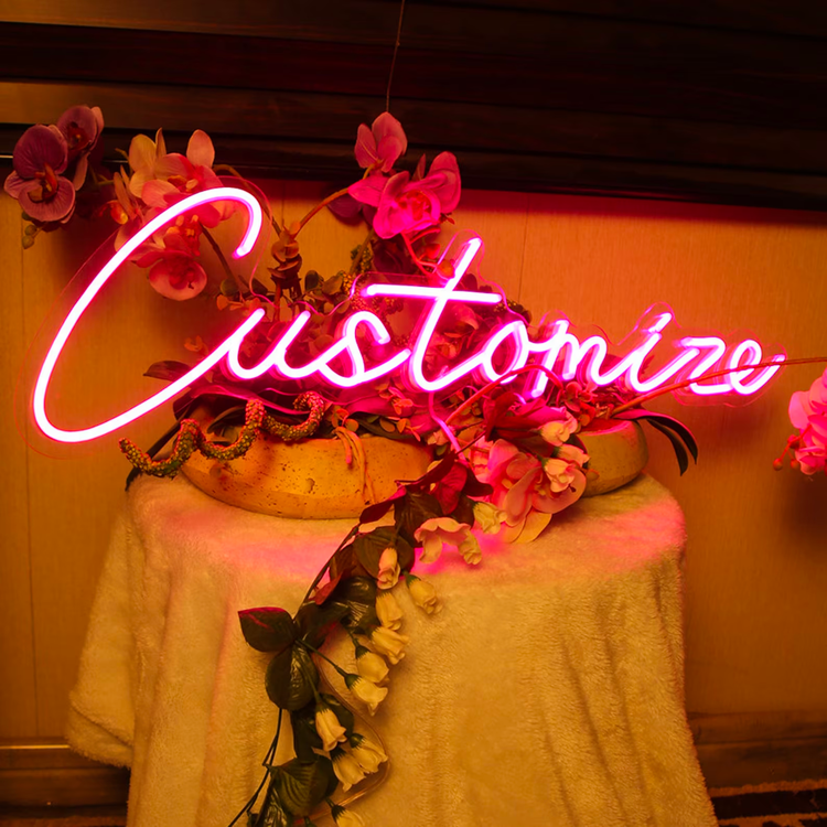 light art, light painting, neon sign, customize your own light art